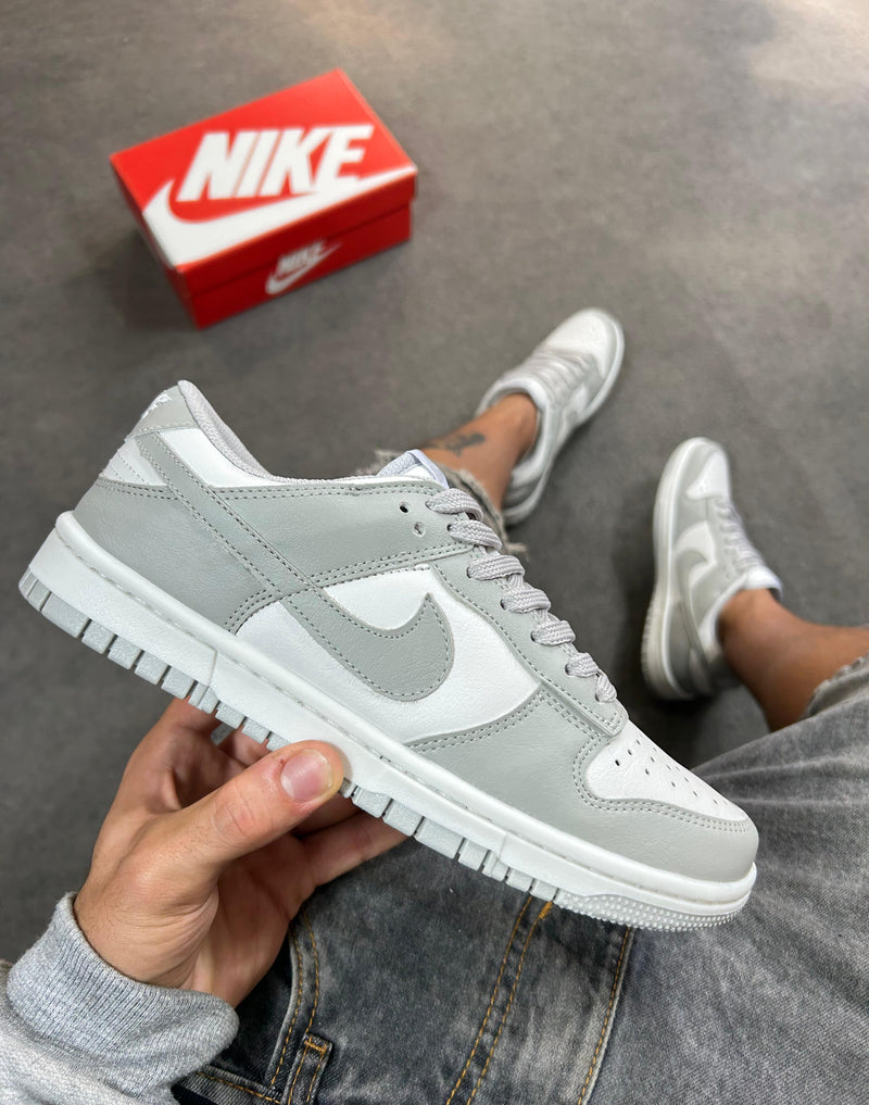 Nk Dunk Low Branco Cinza