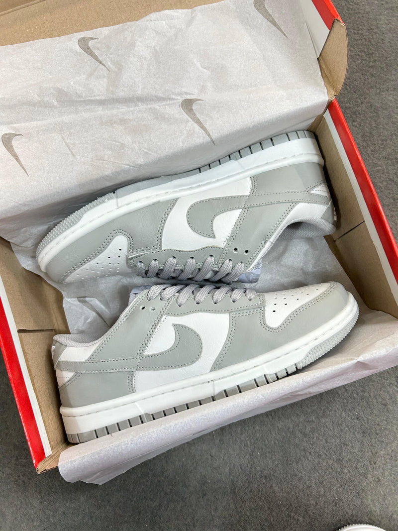 Nk Dunk Low Branco Cinza