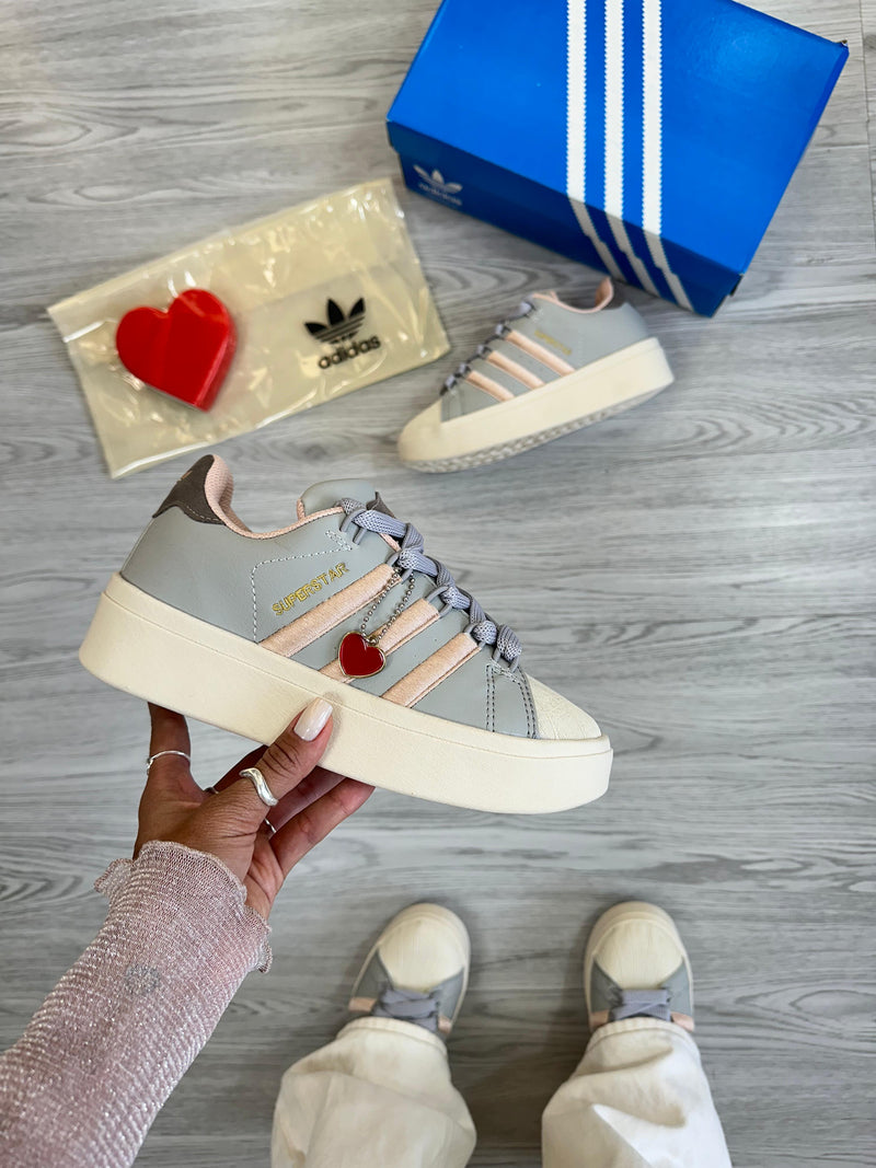 Ad Superstar Bonega Azul/Rosê