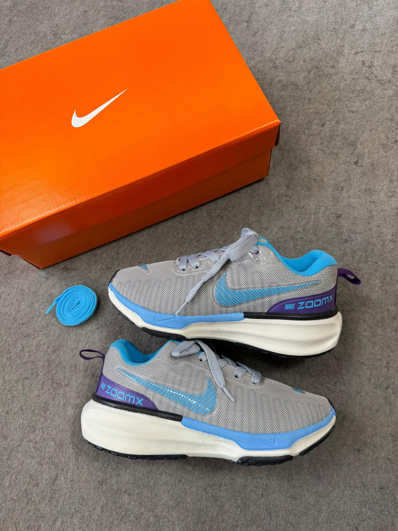 Nk Invincible Zoom X Run 3 Cinza/Azul