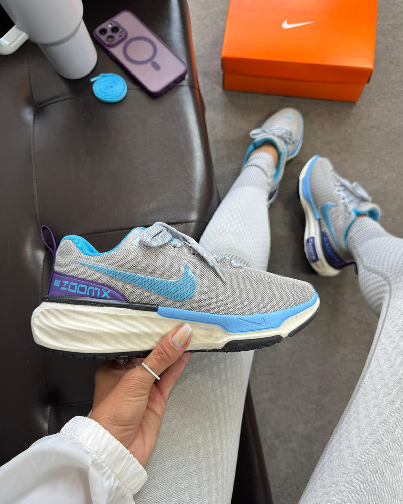 Nk Invincible Zoom X Run 3 Cinza/Azul