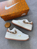 Nk Air Force F1 Off/Animal Print