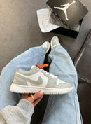 Nk Jordan Low Cinza/branco