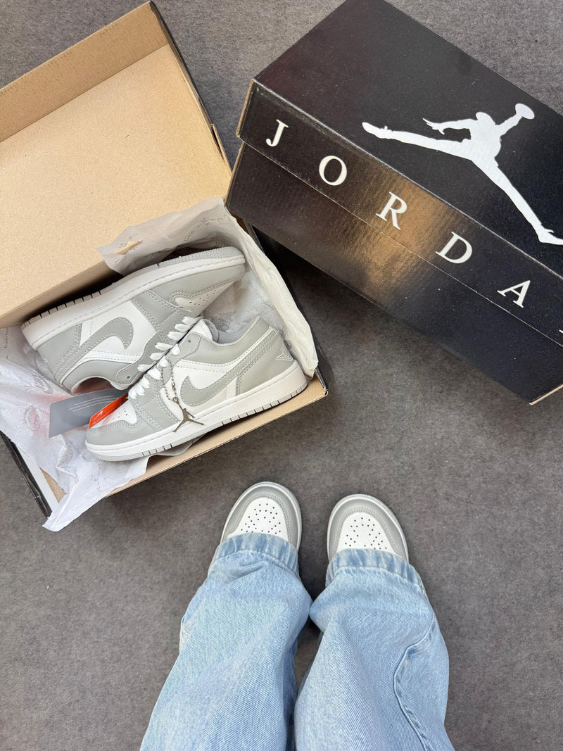 Nk Jordan Low Cinza/branco