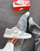 Nk Dunk Low Branco Cinza
