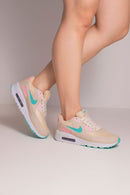 Nk Air Max 90 Cinza Verde Água