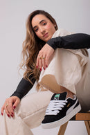 Pm XL Pleasure Preto Branco Couro