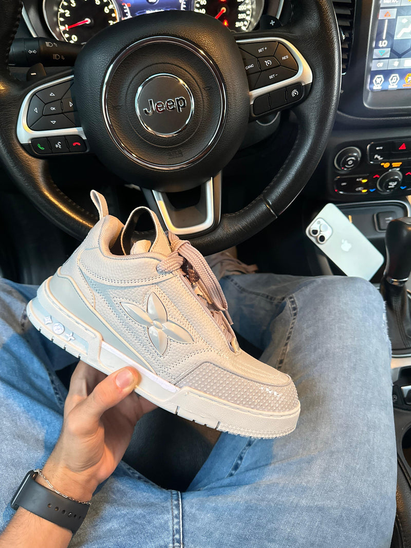 LV Skate Sneaker Oversized Flower Cinza