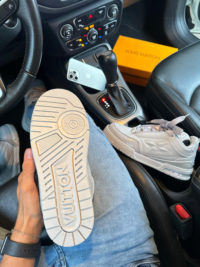 LV Skate Sneaker Oversized Flower Cinza