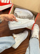 Nk Blazer Low Branco Prata