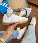 Ad Samba Couro Bco/Rosa